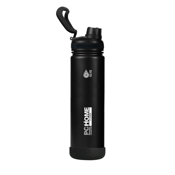 PCHOME VACUUM FLASK 22 OZ BLACK