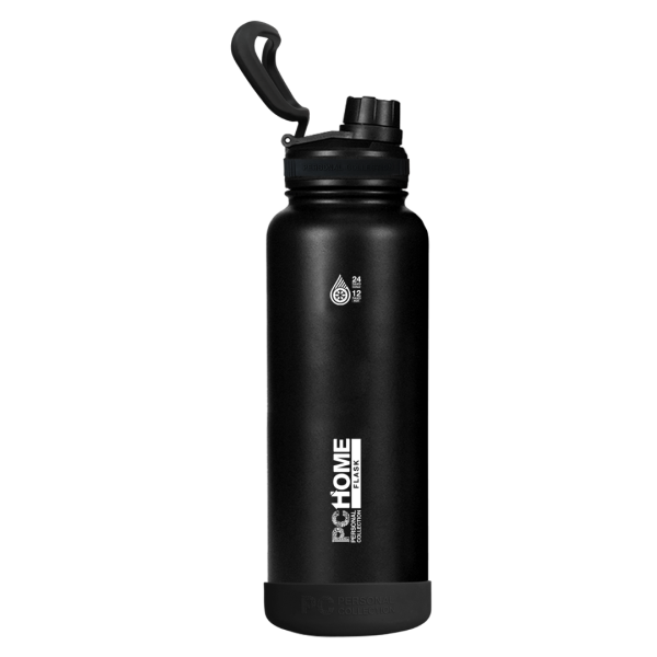 PCHOME VACUUM FLASK 40OZ BLACK